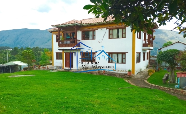 vista lateral de la casa
