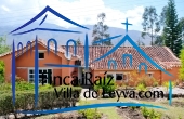 Casa de 287 M2 de construcción , con lote de  6.800 m2, vereda Monquirá, sector Cascanueces, Villa de Leyva