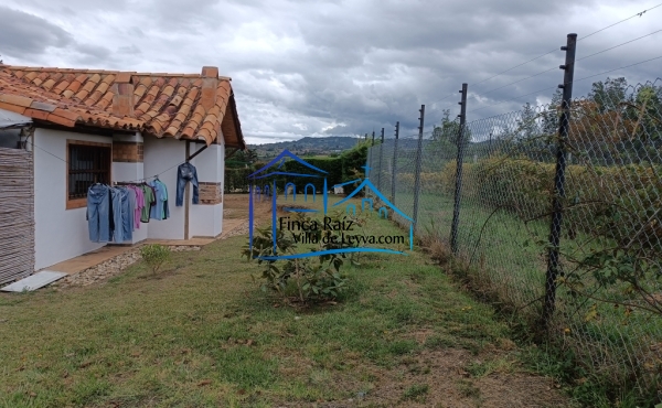 vista frontal cabaña