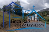 Casa de 60 m2 de construcción con lote de 6.400 m2, vereda el Roble, sector Bomberos Villa de Leyva