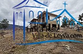 vista general de la construcción,  en venta y en desarrollo, vereda Monquirá , sector pozos azules, Villa de Leyva