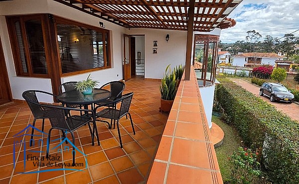 terraza 2o. piso, Espectacular Casa en venta Condominio, ubicado en el área urbana, barrio la Palma, Villa de Leyva