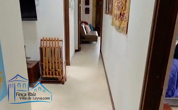 hall de habitaciones, Casa en venta de 190 m2 construcción, con lote de 650 m2, vereda el Espinal, Sáchica