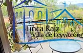 terraza habitación principal, Casa en venta de 190 m2 construcción, con lote de 650 m2, vereda el Espinal, Sáchica