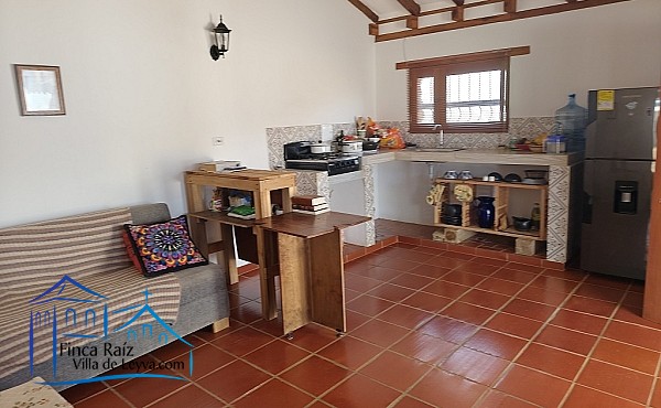 sala- cocina , casa en venta , vereda Ritoque, Villa de Leyva