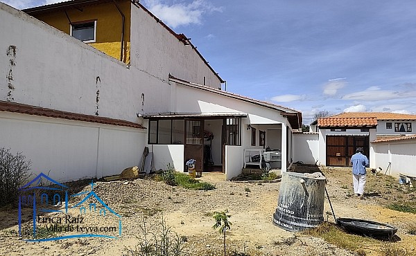 vista del lote desde el fondo, casa en venta , vereda Ritoque, Villa de Leyva