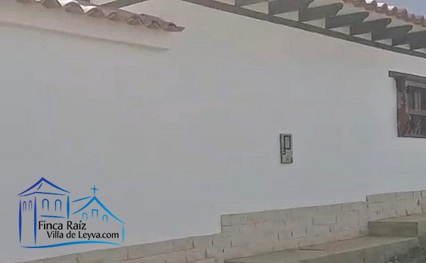 muro exterior, casa en venta , vereda Ritoque, Villa de Leyva