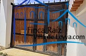 vista del portón desde adentro, casa en venta , vereda Ritoque, Villa de Leyva