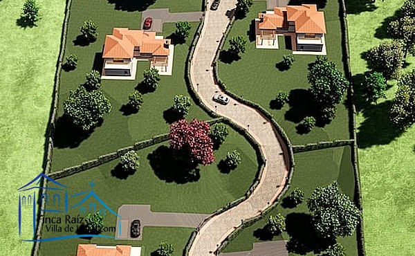 Render, Casa en venta, Conjunto Cerrado, conformado por 8 unidades, vereda el Roble, sector Alto de los Migueles, Villa de Leyva  