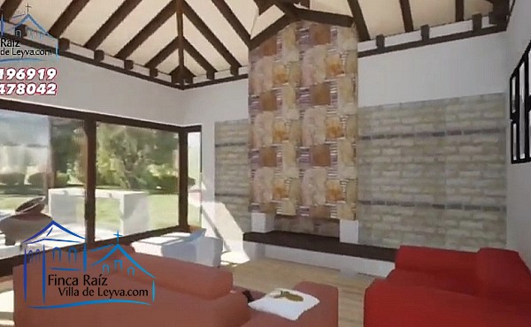 Render, Casa en venta, Conjunto Cerrado, conformado por 8 unidades, vereda el Roble, sector Alto de los Migueles, Villa de Leyva  