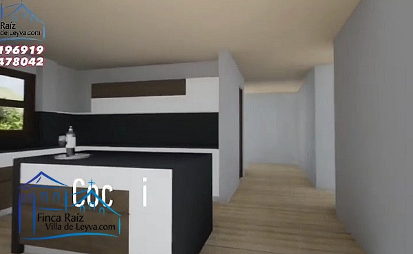 Render, Casa en venta, Conjunto Cerrado, conformado por 8 unidades, vereda el Roble, sector Alto de los Migueles, Villa de Leyva  