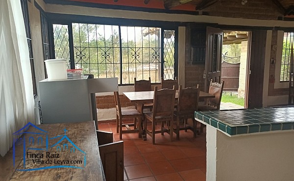 comedor, Casa en venta,  vereda el Roble, Villa de Leyva