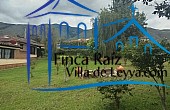 zona verde y cerca viva de uno de sus costados, Casa en venta , vereda el Roble, Villa de Leyva